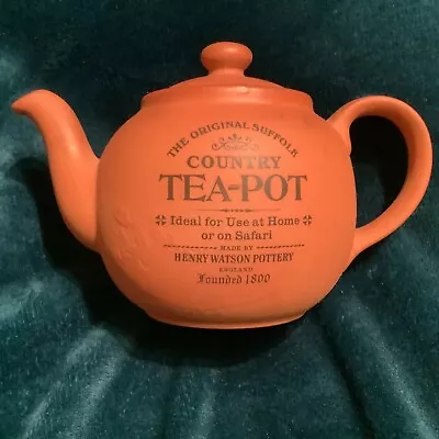 Buy The Original Suffolk Country Tea Pot Henry Watson Pottery 1 & 3/4 Pint Vintage • 9.99£