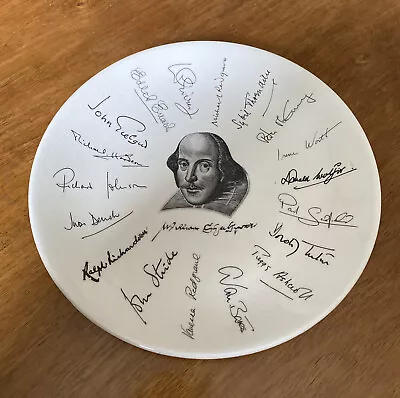 Buy A Holkham-Lidor Shakespeare Exhibition Plate - Signed Famous Actors-WHSmith • 3.50£
