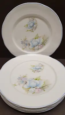 Buy 6x Fenton China Dinner Plates Floral Pattern 27cm • 44.99£