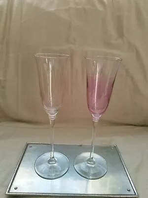 Buy Cda - Glenellen Pair Of Crystal Champagne Glasses, France • 35£