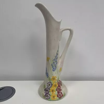 Buy Radford Pottery Floral Hand Painted Handled Ewer • 35£
