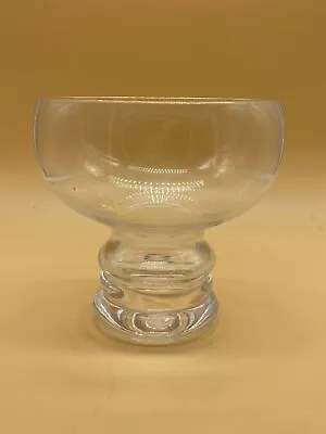 Buy Elegant Vintage Dartington Glass Crystal Hooped Pedestal  Footed Bowl  • 25.19£