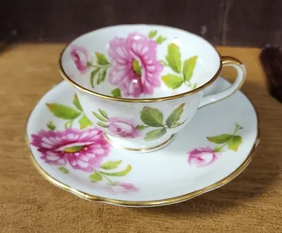 Buy EB Foley Bone China Demitasse Cup & Saucer Hamd Painted Anne Taylor • 21.37£