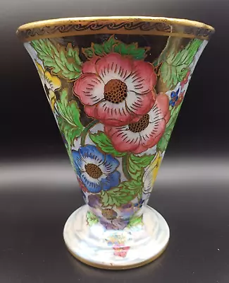 Buy Maling Pottery Grey Anemone Art Deco Vase 6383 C1937 • 29.99£