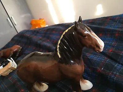 Buy Beswick Shire Horse 818 IN EXCELLENT CONDITION ( GLOSS) • 39£
