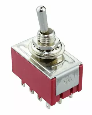 Buy On-On Mini Miniature Toggle Switch 4PDT • 3.69£
