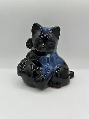 Buy 6.5” Blue Mountain Pottery Kitten With Ball • 22.09£