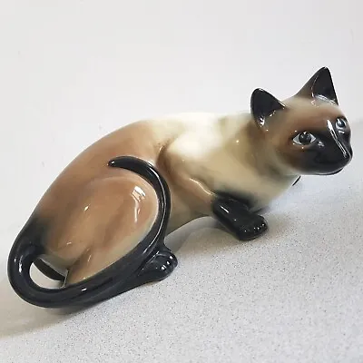 Buy Siamese Cat Ornament Ceramic Coopercraft 23 Cm Vintage 1960s MCM Mid Century • 21.95£