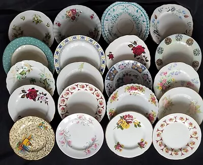 Buy Job Lot 20 Vintage China Side Plates Wedding Party Tearoom Set A • 30£