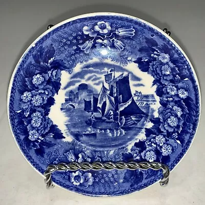 Buy Wedgwood Ferrara Bone China Blue And White Tea Saucer Plate Coaster England Flaw • 9.49£