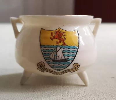 Buy W. H. Goss Model Of Old Manx Pot Crested Ware With Rhyl Crest • 5£
