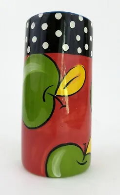 Buy NEW! Costa Rican Local Artist Te Fi 2002 Glazed Apple Ceramic Vase 6 ¾” Tall • 30.82£