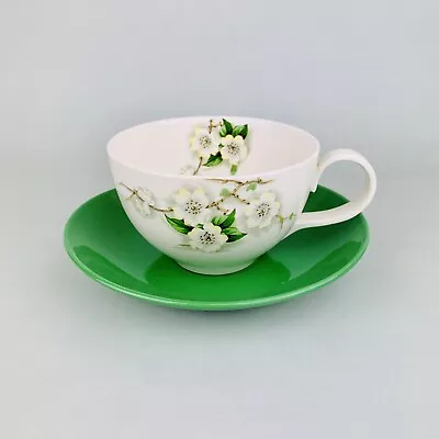 Buy Royal Staffordshire Ceramics By Clarice Cliff Blossom Tea Cup And Saucer. • 9.40£