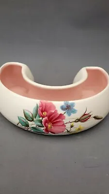 Buy Vintage Axe Vale Pottery Curved Horse Shoe Vase / Flower Dish, - Devon England • 9.99£