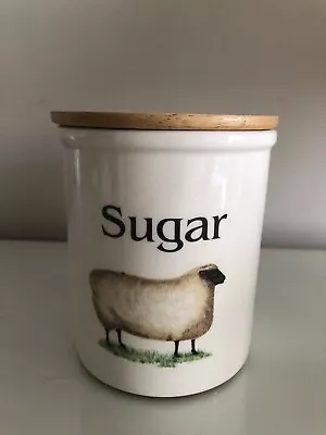 Buy T G Green Cloverleaf Farm Animals Vintage Sugar Storage Jar • 6£
