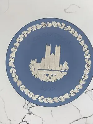 Buy Wedgewood Jasperware Plate - London Christmas 1977 Westminster Abbey • 2.99£