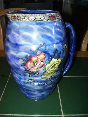 Buy Arthur Woods Beautiful Blue Lustre 8.5 Inches Tall Jug In Lovely Condition • 35£