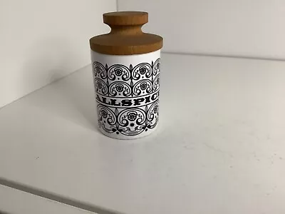 Buy Vintage. 1970s Hornsea. White Scroll. Allspice. Spice Jar With Lid. Seal Intact. • 12£