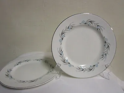 Buy Johnson Brothers Snow White Made In England Blue & Platinum 2 Dinner Plates 10  • 23.16£