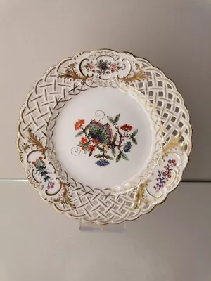 Buy Meissen Porcelain Plate Chinese Butterfly Breakthrough Work DM 15.5 Cm • 42.06£