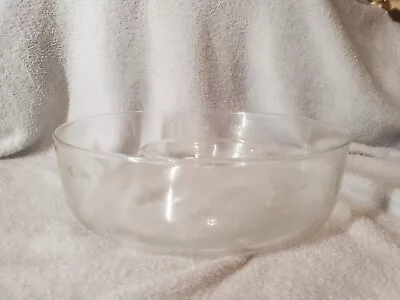 Buy Princess House Heritage Etched Hand Blown Crystal Chip&Dip/Shrimp Bowl 401 W/Box • 14.36£