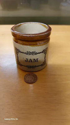 Buy Vintage Moira Pottery Two Toned Jam Pot (1980s) • 12£