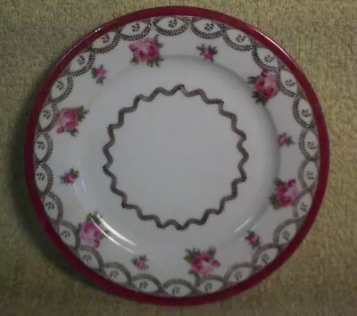 Buy Vintage Crown Imperial China Austria Baby Roses 6  Across Bread Plate • 1.90£