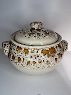 Buy Fosters Pottery Redruth Cornwall Honeycomb Casserole Dish • 9.99£