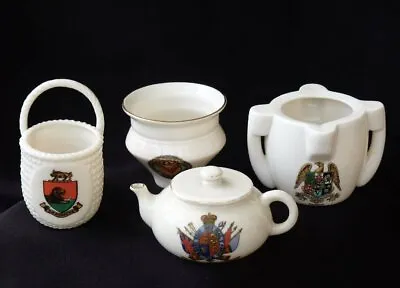 Buy Crested Ware W.H.Goss Arcadian China Job Lot • 17.99£