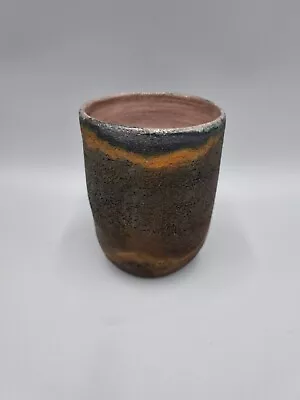 Buy A Studio Pottery Tea Bowl, Yunomi, Beaker, Incised Signature To Base. • 45£