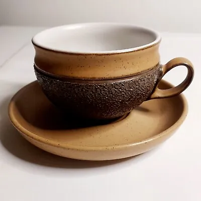 Buy Denby Cups And Saucers Brown Stone Ware England Excellent Condition  • 10.50£