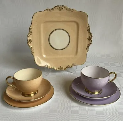 Buy Paragon Art Deco Cake Plate & 2x Trios - Some Double Warrant (see Photos) • 29.99£