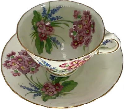 Buy Vintage Sutherland Bone China Floral Tea Cup And Saucer Set-Made In England • 30.24£