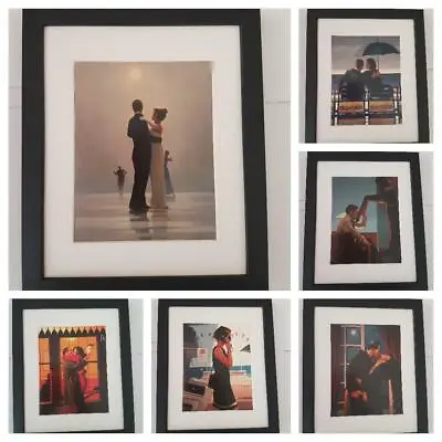 Buy Jack Vettriano FRAMED Art Print 3CM Matt Black Frame 30cm X 25cm -FULL RANGE!! • 18.95£