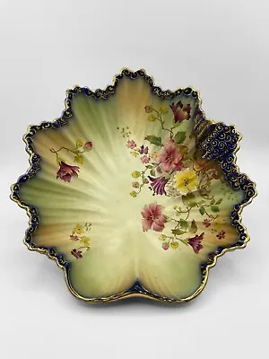 Buy Carlton Ware Bowl Dish With Flower Decoration Vintage Antique • 20£