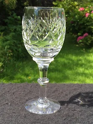 Buy Royal Doulton Crystal - GEORGIAN Cut - Hock Wine Glass / Glasses - 6 1/2  (1st) • 24£