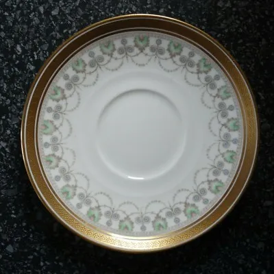 Buy Royal Cauldon England China, White And Gold 16.4cm Large Saucer Pattern 5838 VGC • 7.50£