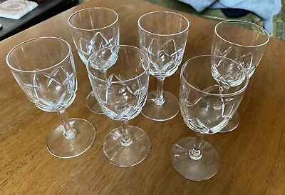 Buy Set Of 6 Stuart Liqueur/Sherry Crystal/Cut Glass Glasses -12cm - England • 16.99£