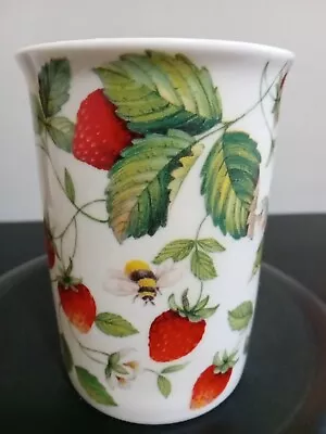 Buy Roy Kirkham Fine Bone China Mug 'Alpine Strawberry' Vintage 2000 • 12.99£