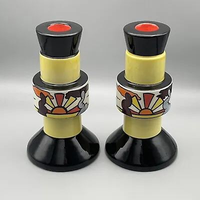 Buy 🖤 A Pair Of ‘lorna Bailey’ ‘dimsdale Hall’ - Ellgreave Candlestick Holders! 🖤 • 100£