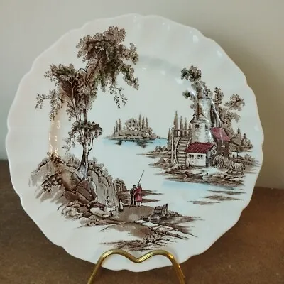 Buy Vintage, Johnson Bros  The Old Mill  Pattern, 25cm Dinner Plate • 5.95£