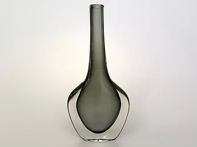 Buy Nils Landberg Orrefors Sweden Sommerso Glass Vase • 115.56£