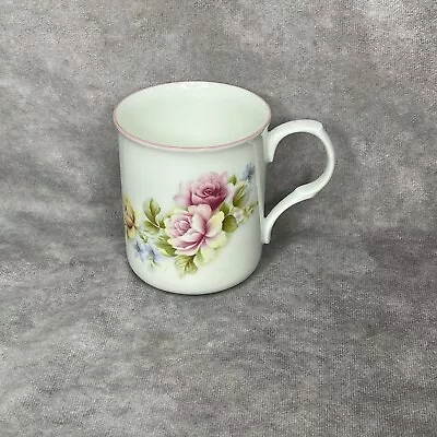 Buy Vintage Crown Trent Fine Bone China Mugs Floral Design Staffordshire England • 8.50£