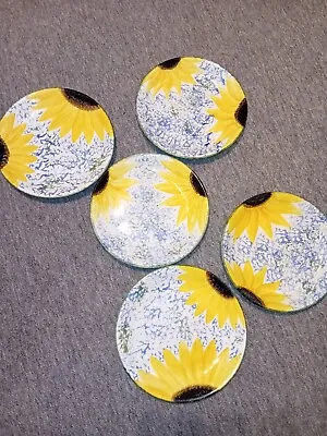 Buy 1 X Poole Pottery SUNFLOWERS Vincent Hand Painted Dinner Plate  • 14.99£