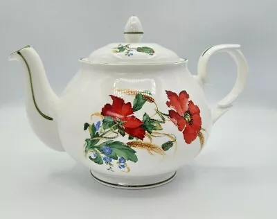 Buy Duchess Poppies Fine Bone China Teapot - Made In England  • 26.97£