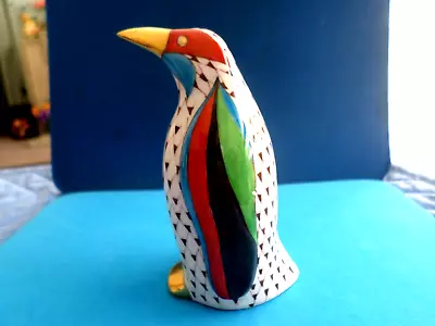 Buy Beautiful Hollohaza Porcelain Hand Painted Penguin Hungary • 32£