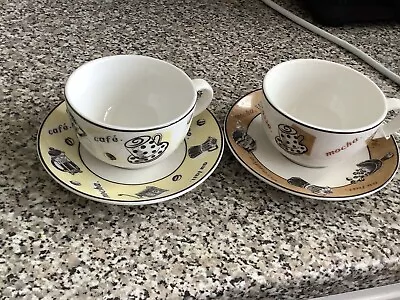 Buy Royal Doulton Coffee Time Cups And Saucers • 8£