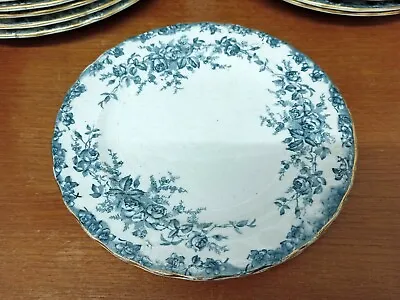 Buy Antique ~Millais By S. Hancock & Son's ~8  Plate ~Blue/ White ~VGC (SC38) • 6£