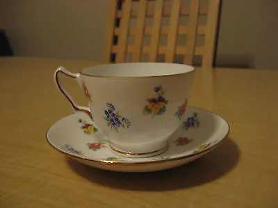 Buy Vintage Crown Staffordshire Fine Bone China,Tea Cup And Saucer. Made In England • 9.46£