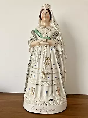 Buy Large Queen Victoria    Queen Of England   Staffordshire Figure 17  • 80£